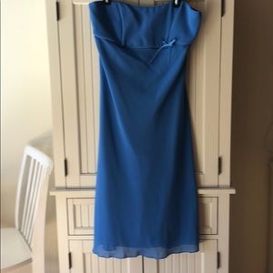 Dessy Collection Strapless Bridesmaid Dress